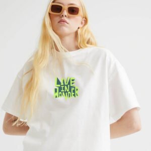 Live in Wonder White T-Shirt - Women's